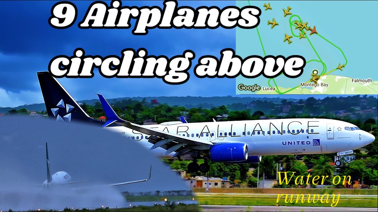 25 active ✈️ Airplane spotting Montego Bay Jamaica