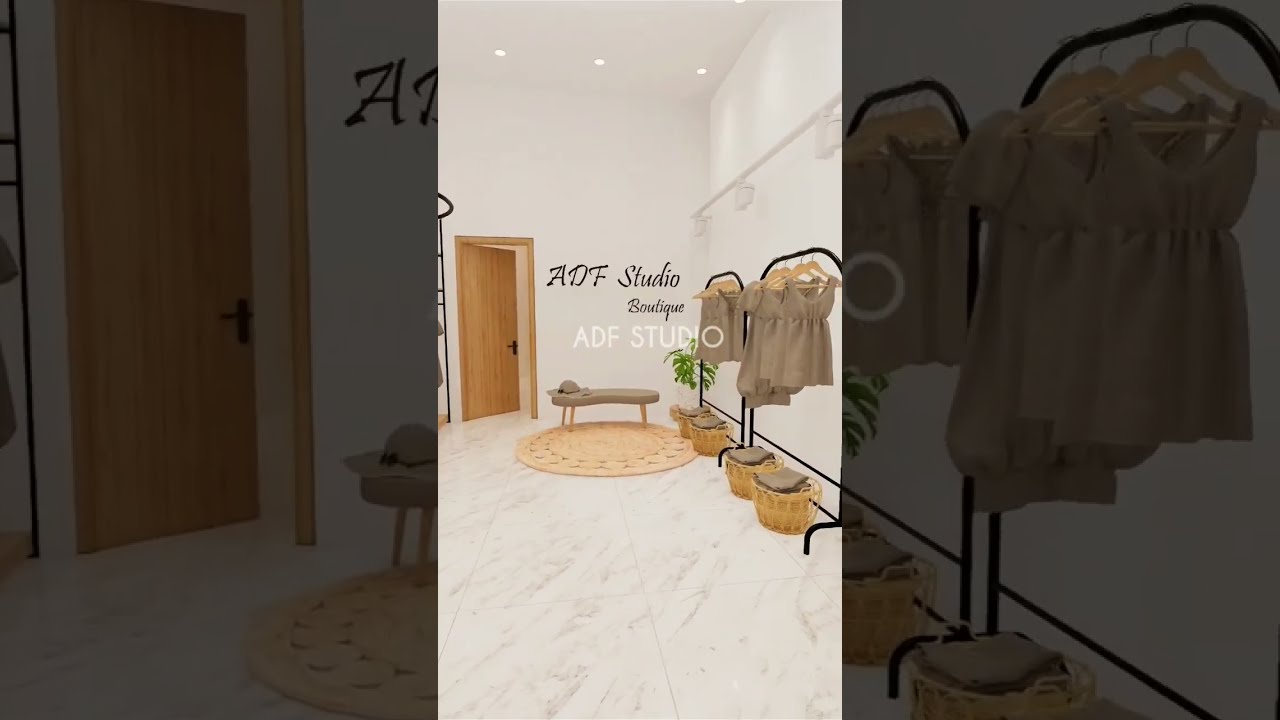 Boutique Interior Design | ADF Studio #shorts