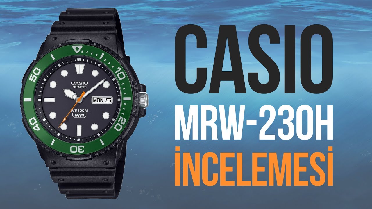Casio MRW-230H-1E3V Dalgıç Saati İncelemesi. Uygun Fiyatlı Dalış Saati Arayanlara