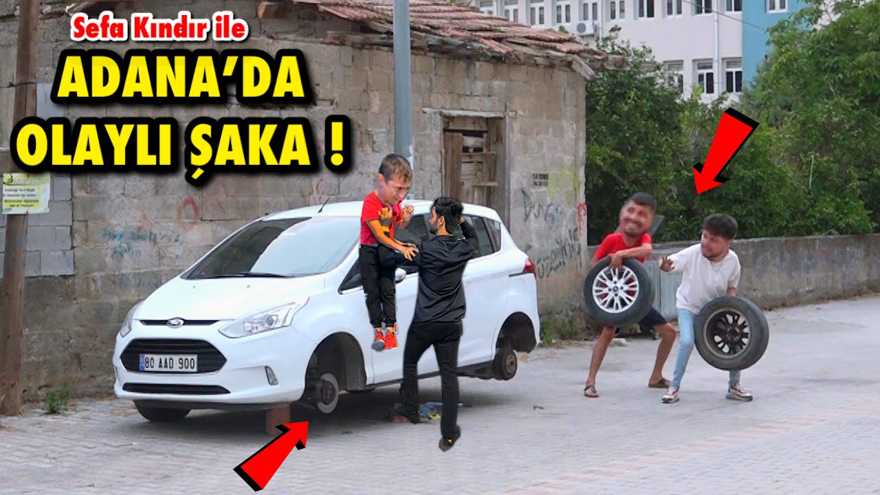 ADANA’DA LASTİK SÖKME ŞAKASI 2 ! 