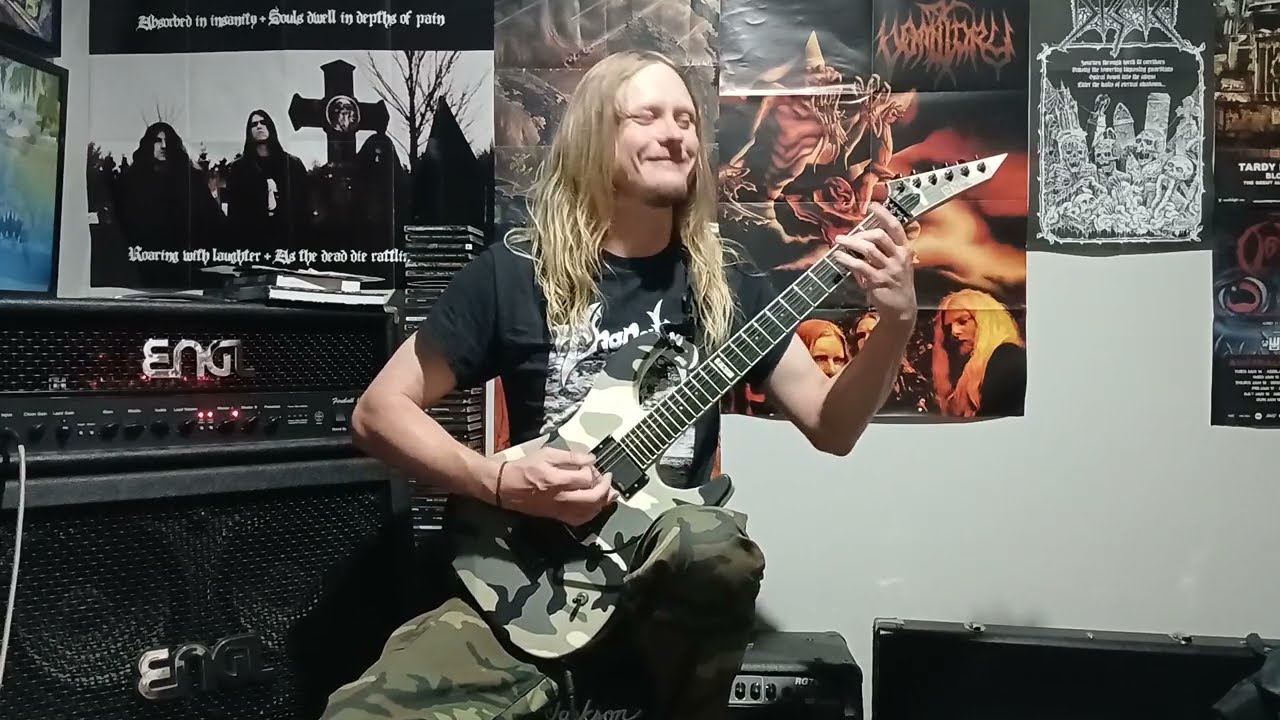 Slayer - At Dawn They Sleep (Guitar cover)