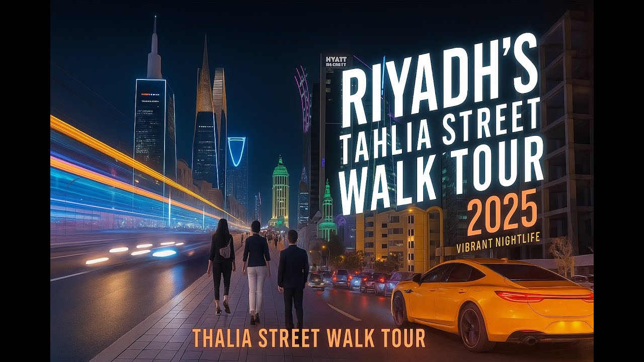 Riyadh’s Tahlia Street 2025 – The City That Never Sleeps