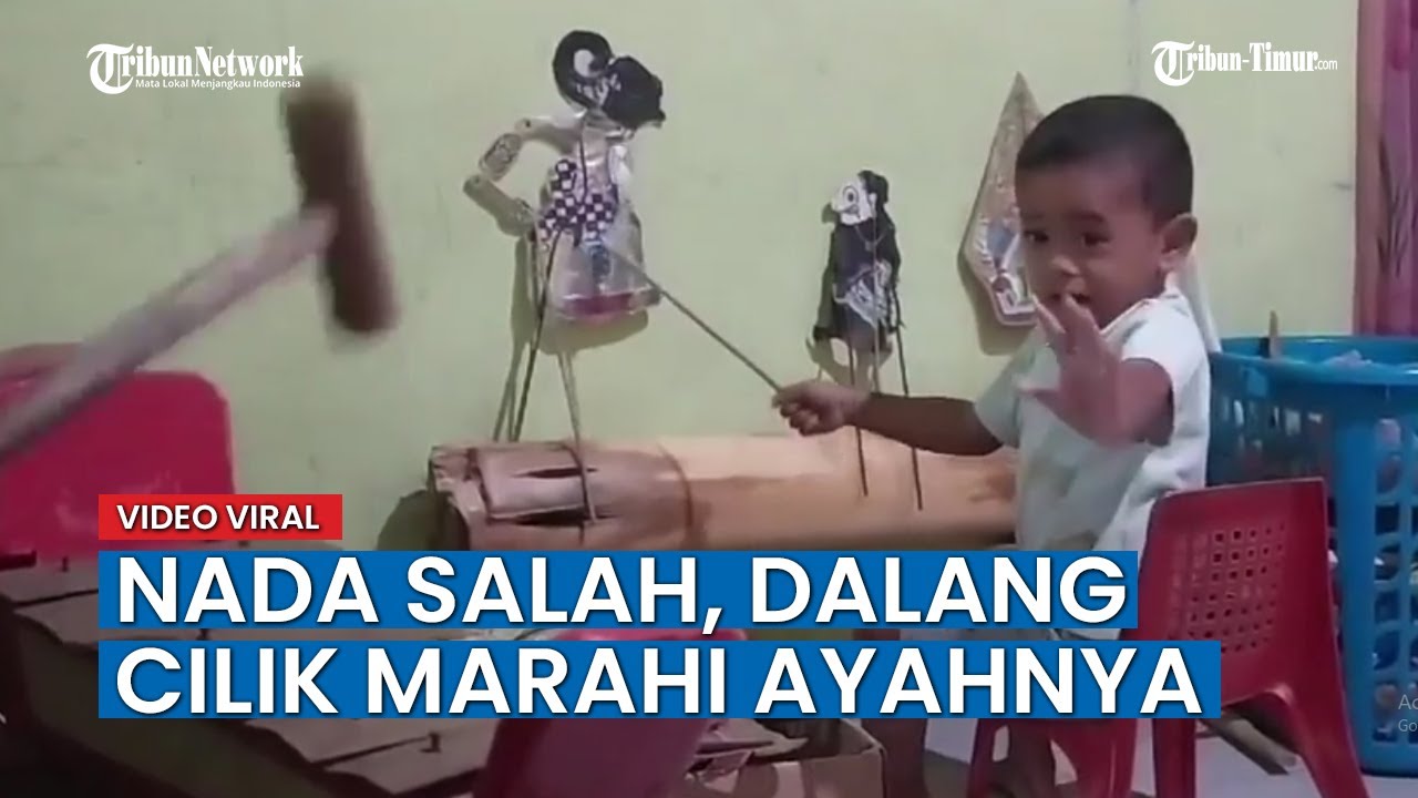 Viral Dalang Cilik Ngamuk ke Bapaknya Karena Salah Nada Saat Latihan: Mboten Kados Niki