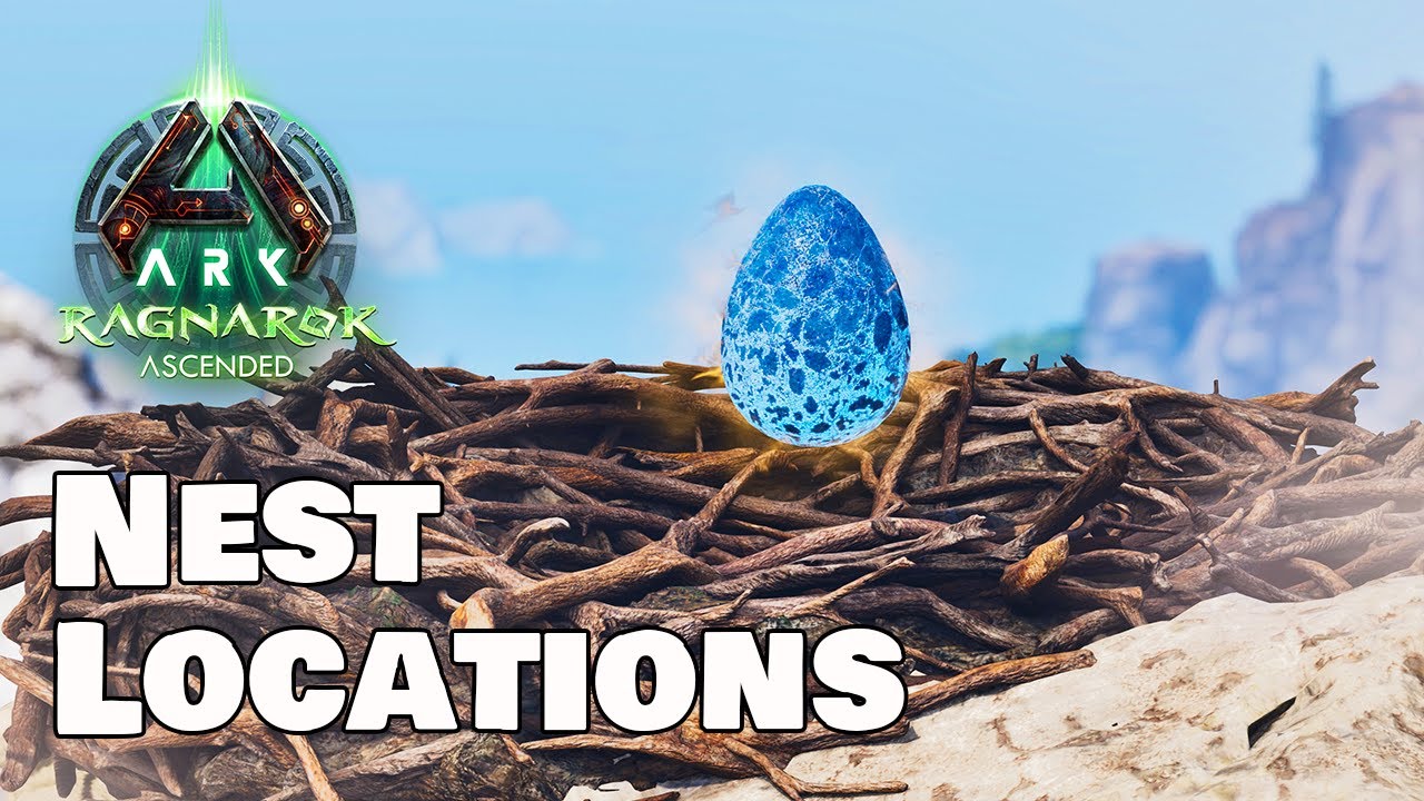 ALL Ice Wyvern NEST Locations - Ragnar&ouml;k - Ark Survival Ascended.