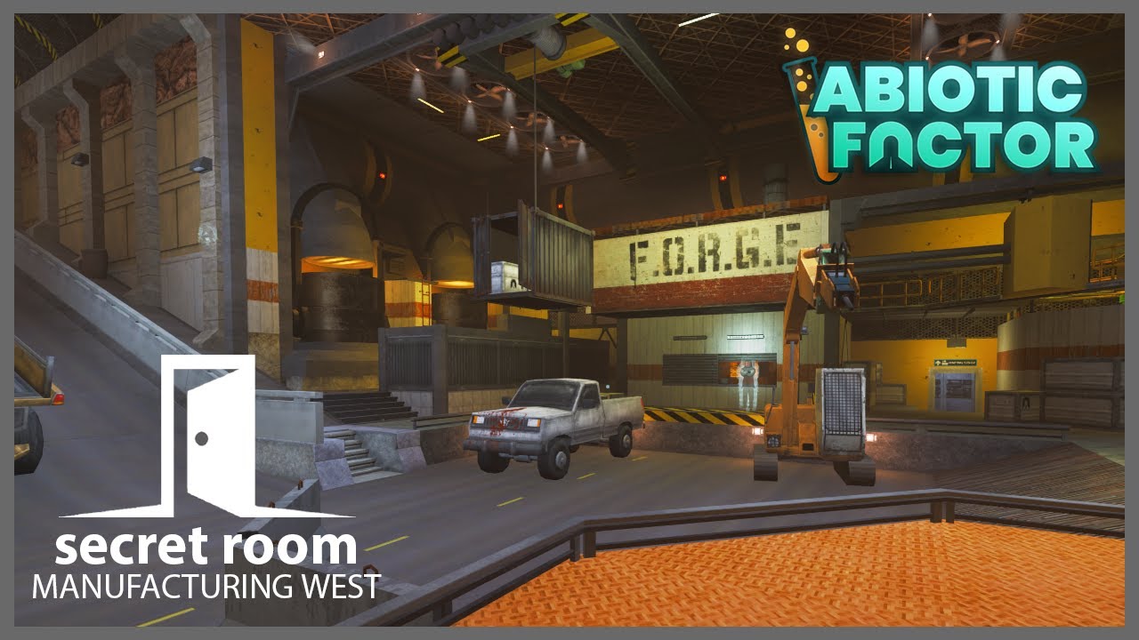 Abiotic Factors: Secret Room Map - MANUFACTURING WEST