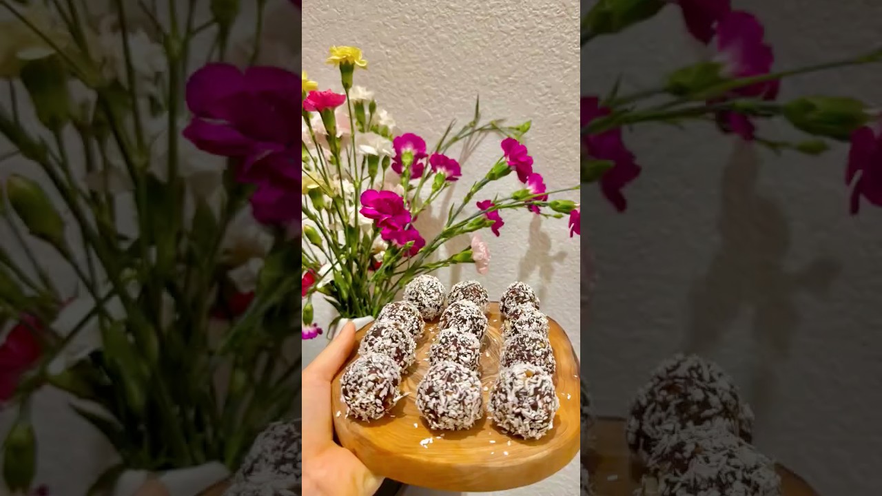 Soft Coconut Dates|Nuts Bliss Balls- A Healthy Vegan