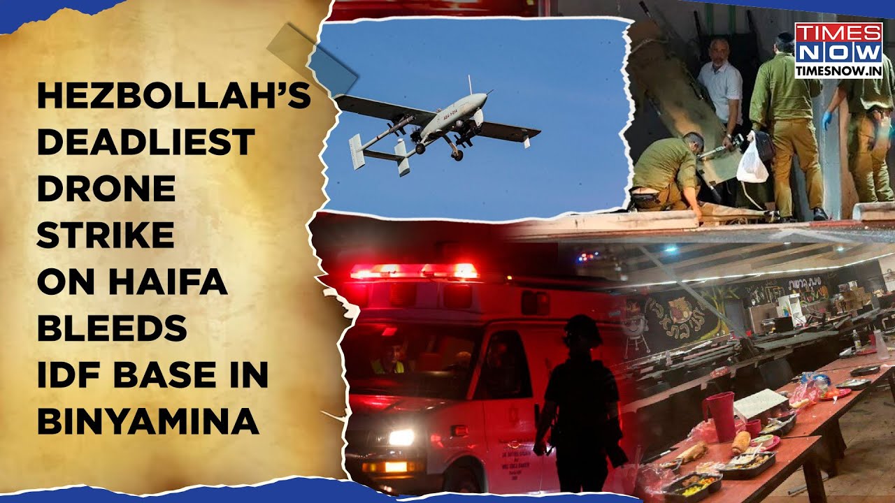 Hezbollah's Deadliest Strike On Haifa Since Oct 7 | IDF Base Hit In Binyamina | Casualties Reported