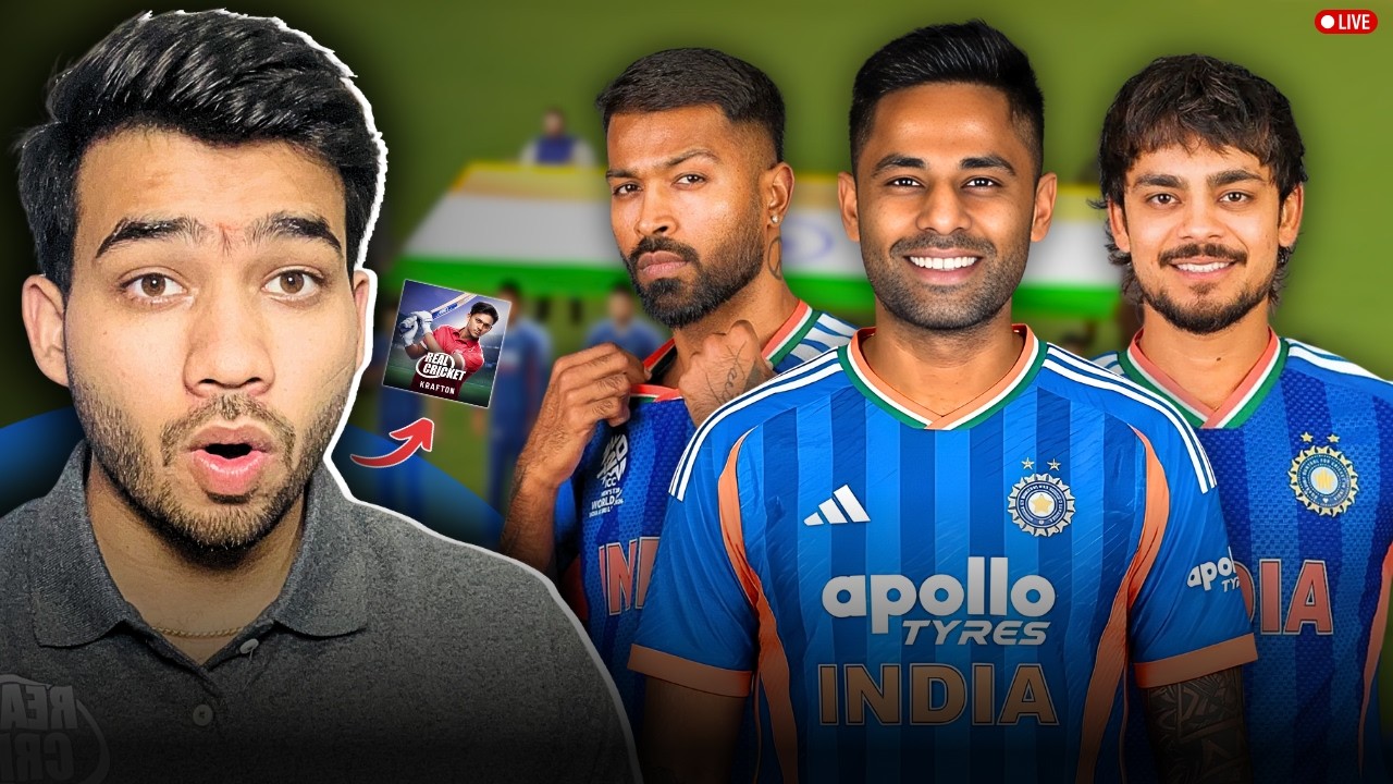 LIVE IND vs ENG 🏆 | T20 World Cup 2026 in Real Cricket | #realcricket