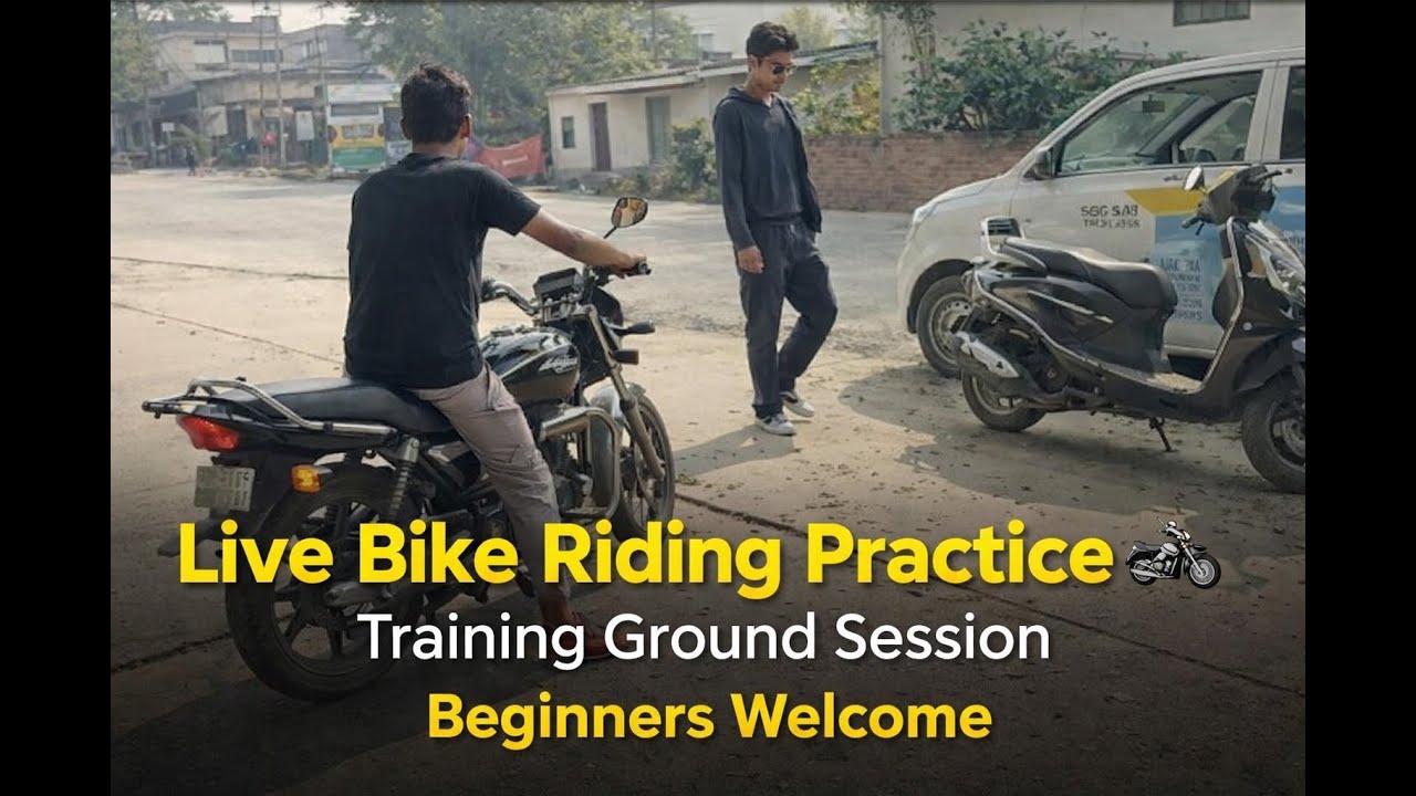 Live Bike Riding Practice 🏍️ | Training Ground Session | Beginners Welcome