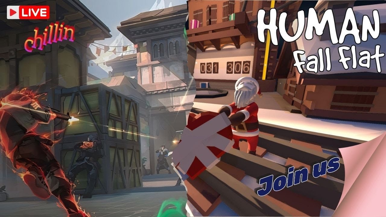 Human Fall Flat x Valorant with my gang!! #live #valorant