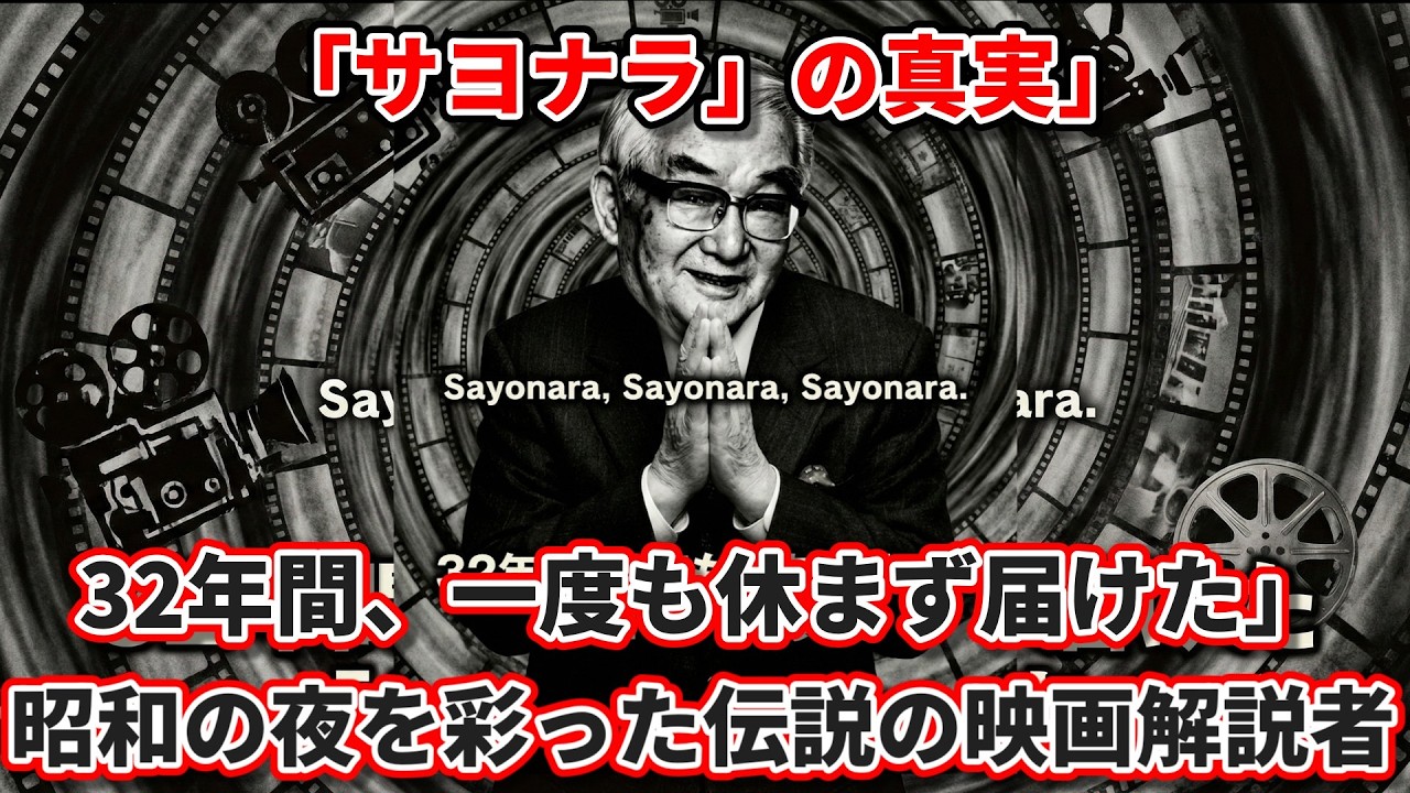 【ゆっくり解説】「サヨナラ、サヨナラ、サヨナラ」昭和の夜を彩った伝説の映画解説者BEST10