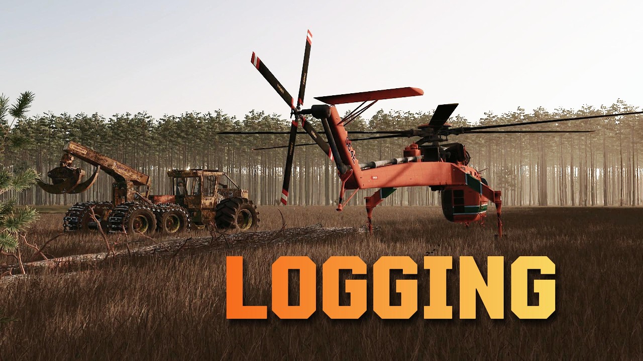 FS25 - LOGGING ON X16 SIZE MAP (KINDA REALISTIC)