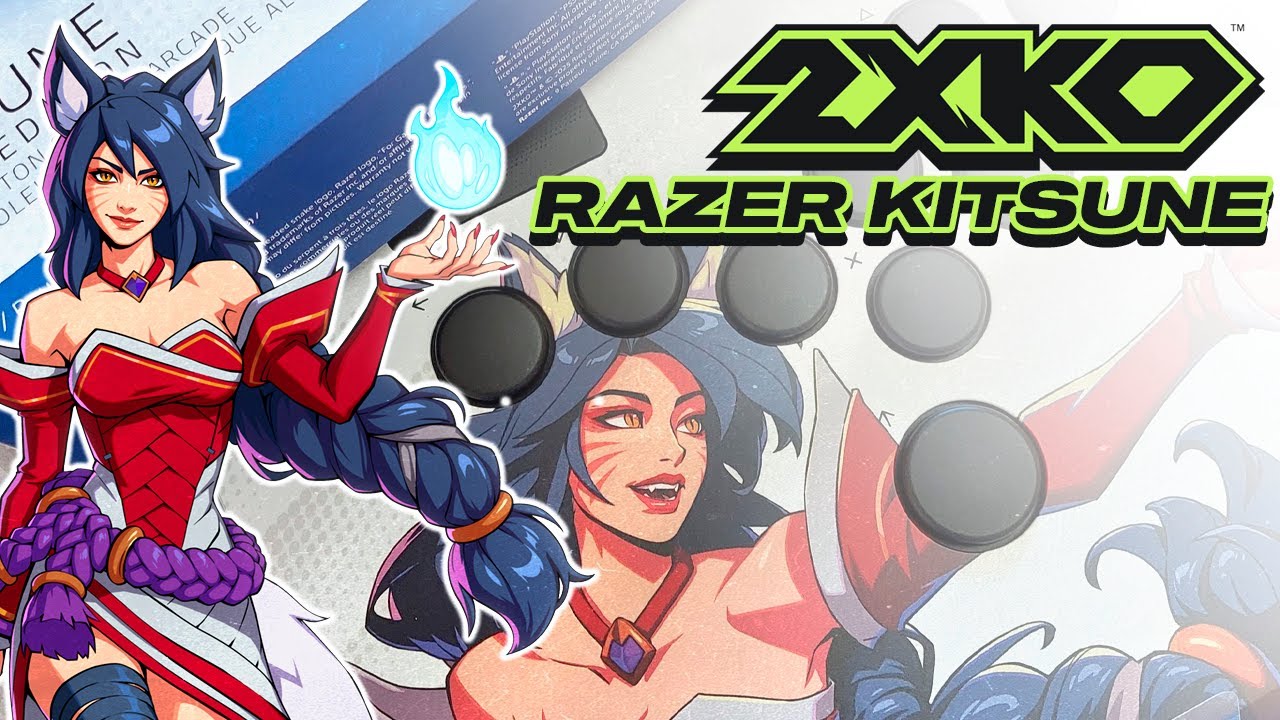 Unboxing do novo controle Razer Kitsune de 2XKO!