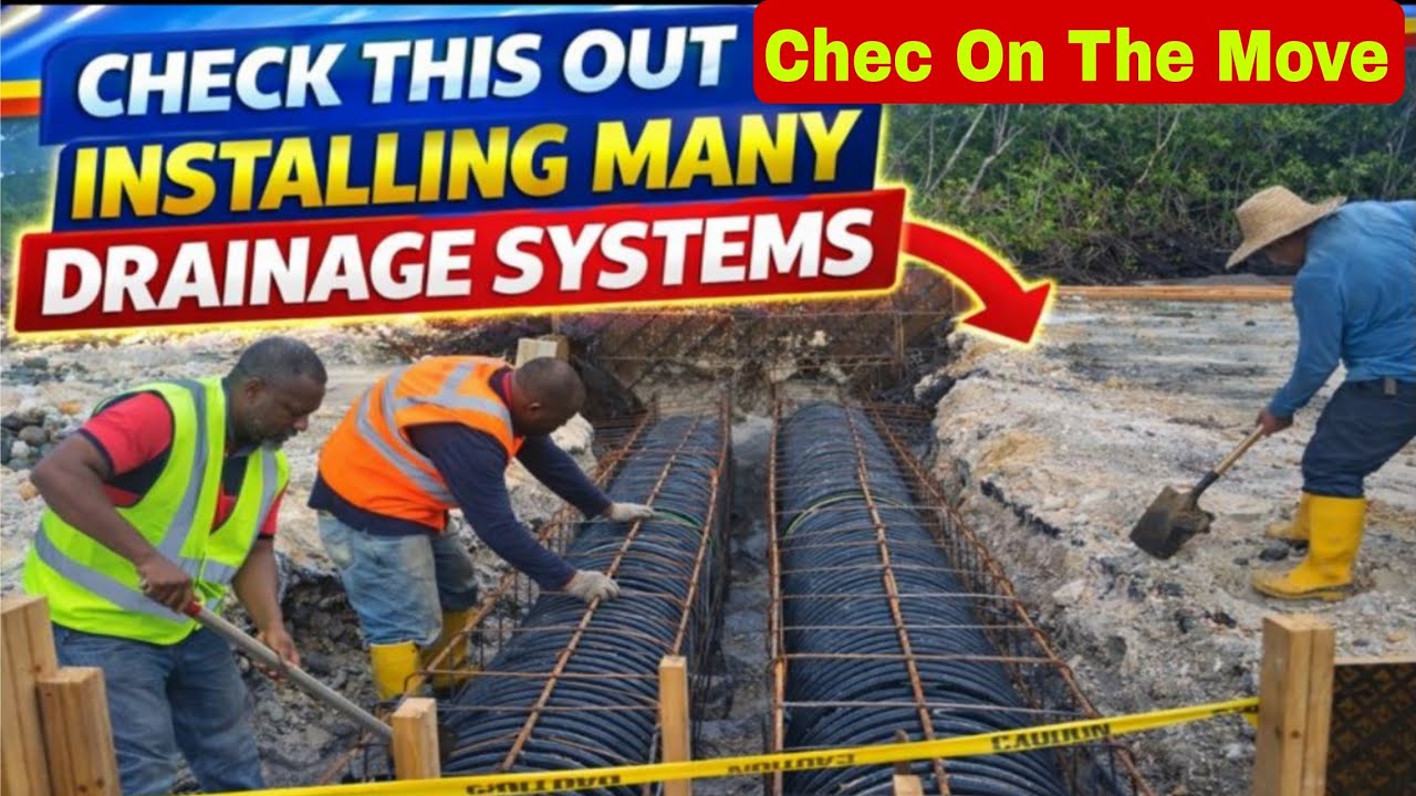 Компания CHEC устанавливает значительное количество водопропускных труб на болотистом участке Боу...