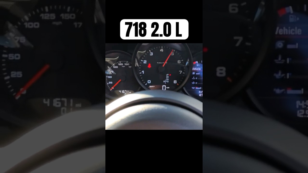 Porsche  Boxster 718 2.0 Engine Sound #porsche #boxster #engine #sound #718