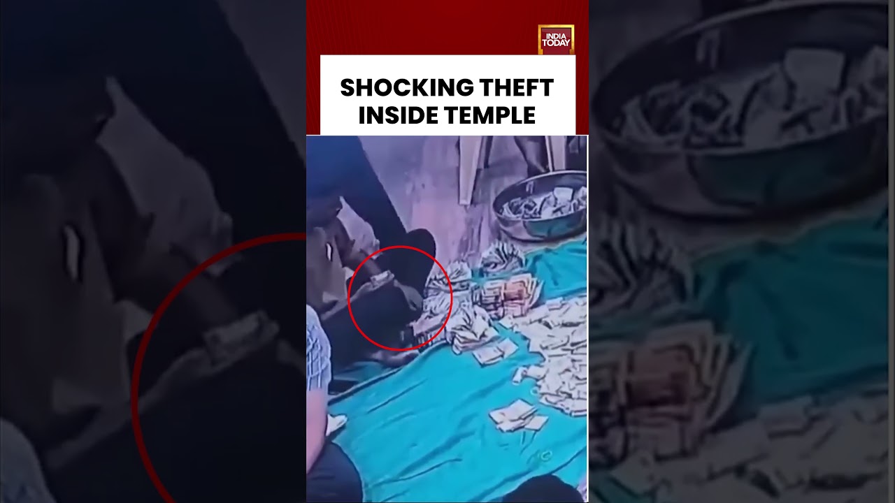 SHOCKING THEFT INSIDE TEMPLE #gujaratnews #ambaji #viralshorts