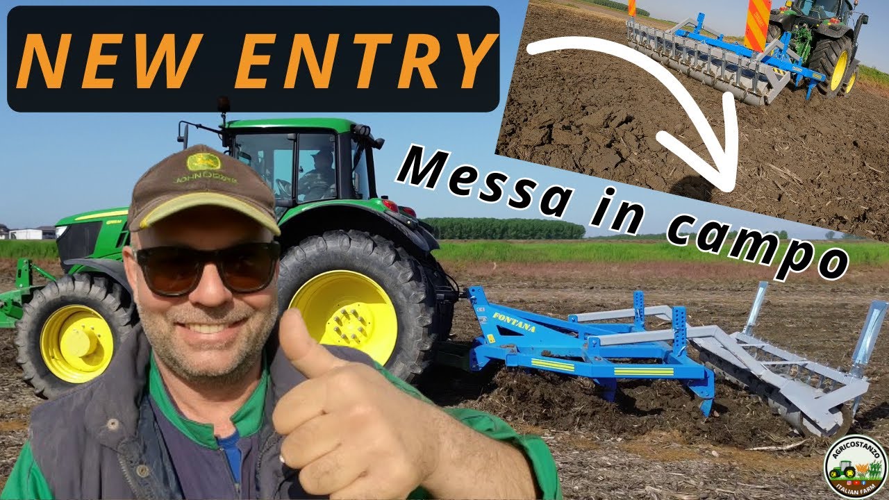 "NEW ENTRY" | MESSA IN CAMPO NUOVO RIPUNTATORE FONTANA /JOHNDEERE 6195M