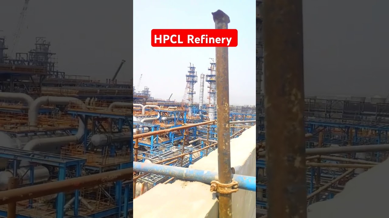 HPCL Refinery project work | Visakh refinery | Refinery project #hpcl #refinery #project #shorts
