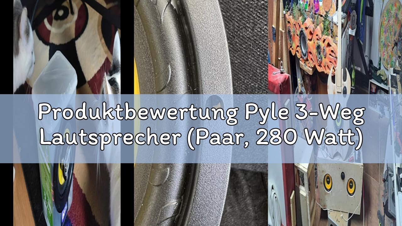Produktbewertung Pyle 3-Weg Lautsprecher (Paar, 280 Watt)