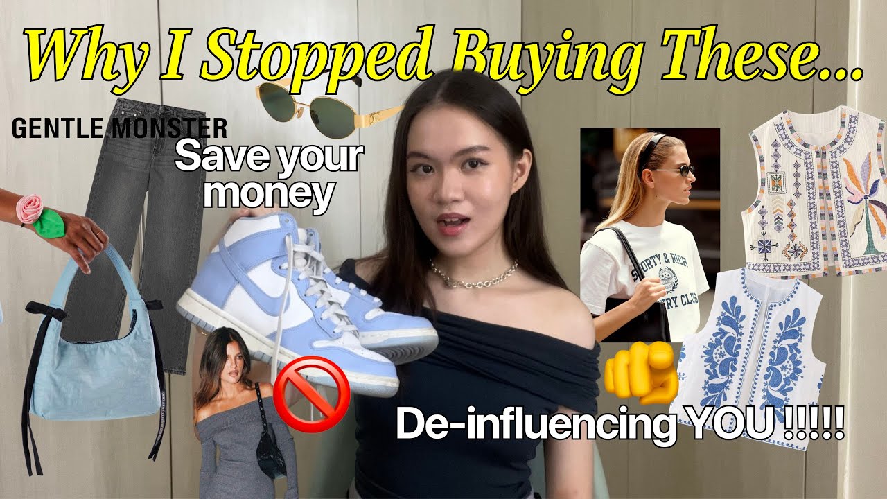CLOTHES I DON'T BUY ANYMORE... 🥸 (de-influencing / anti haul) | Alyssa Lyanne