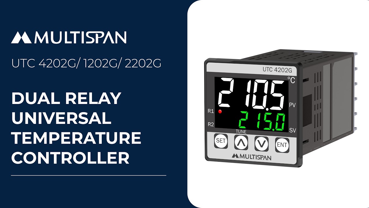 Multispan Universal Temperature Controller: UTC-4202G Product Guide