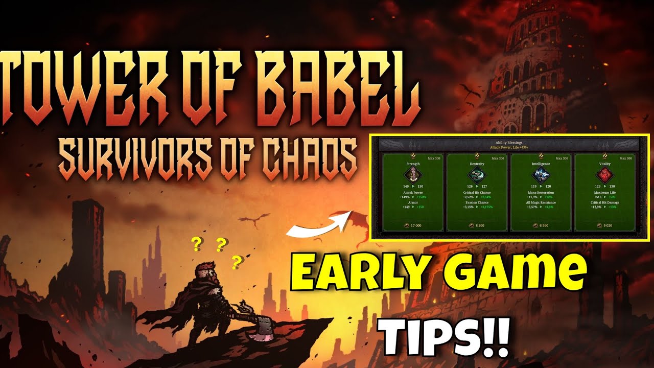 Tower of Babel: Survivors of Chaos – Early game tips