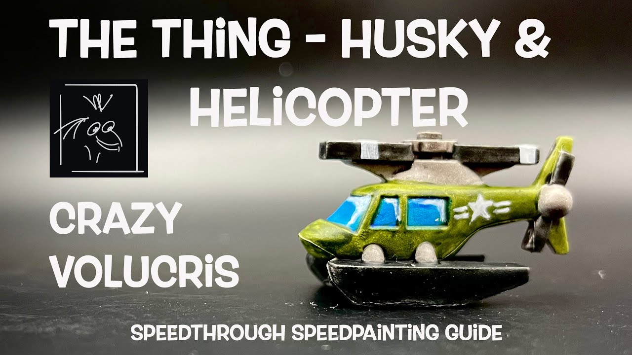 THE THING - Husky & Helicopter SpeedThrough Speedpainting Guide