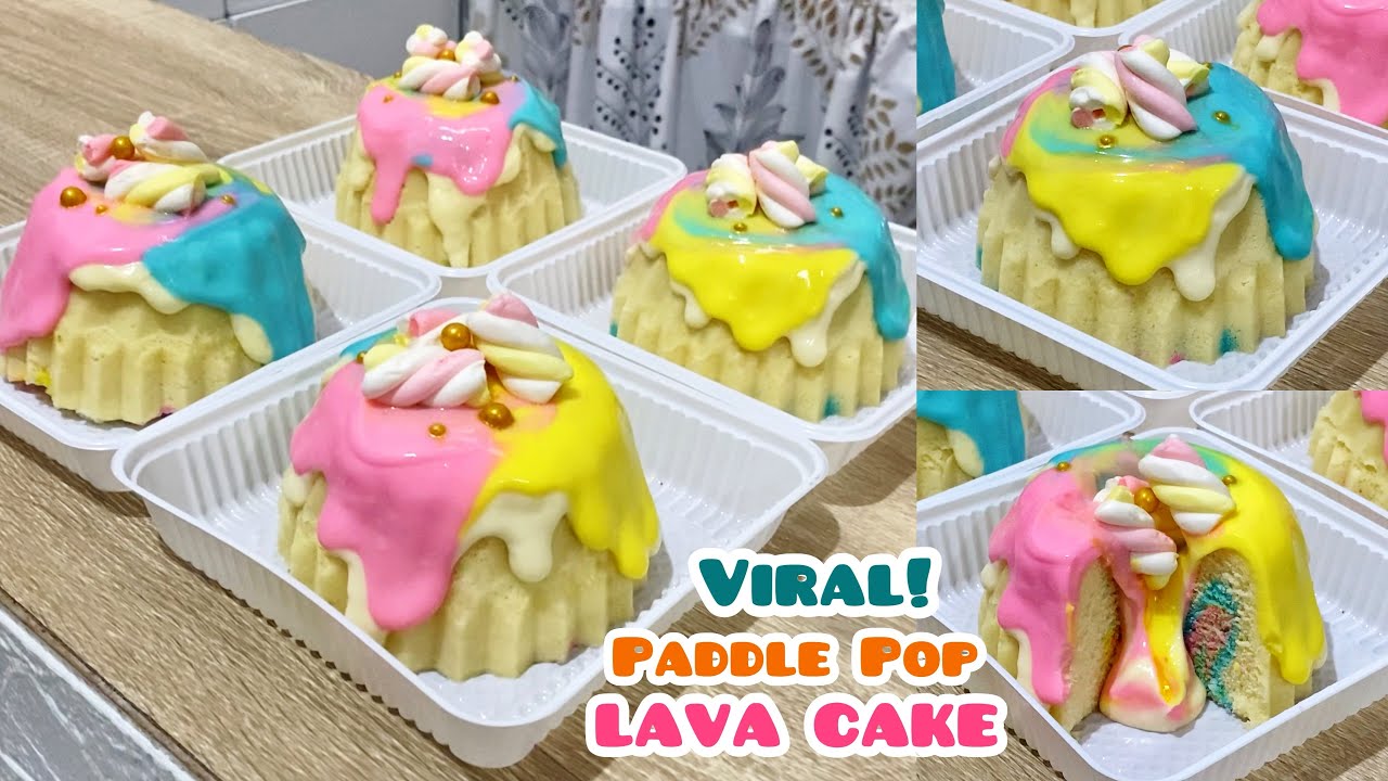 Masih ga nyangka! PADDLE POP LAVA CAKE VIRAL se-CANTIK se-ENAK ini buatnya super MUDAH & EKONOMIS