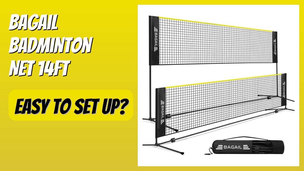 REVIEW (2025): Bagail Badminton Net 14ft. Features