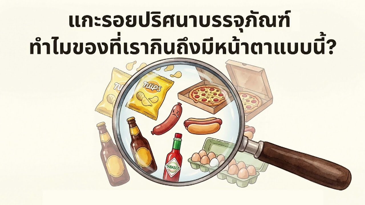 แกะรอยปริศนาบรรจุภัณฑ์ ทำไมของที่เรากินถึงมีหน้าตาแบบนี้?