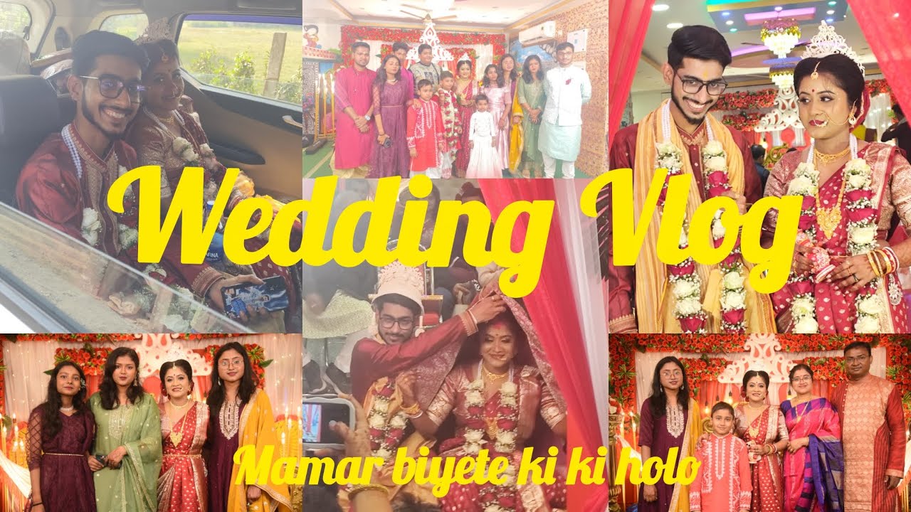 Mamar biyer full vlog 😌❤✨. #weddingvlog #biyebarispecial #bengalibride #bengaliwedding #familyfun