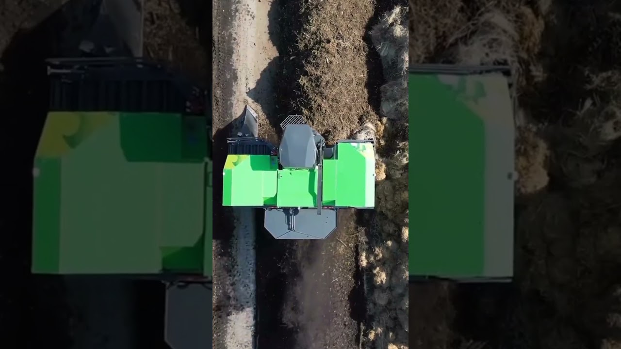 CULTIVATOR MACHINE #komptech topturn X5000  compost windrow turner