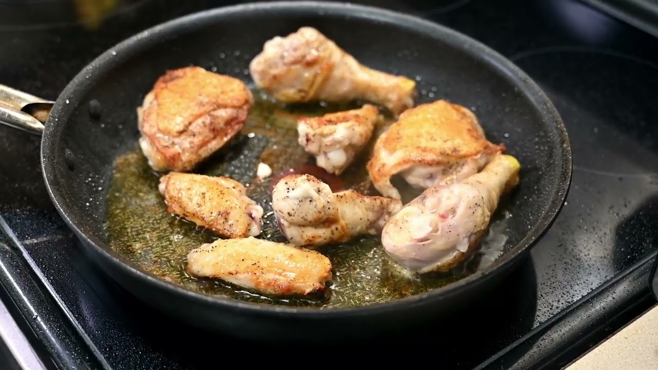 Crispy Paleo Oven Chicken with Turmeric Veggies (AIP Friendly)