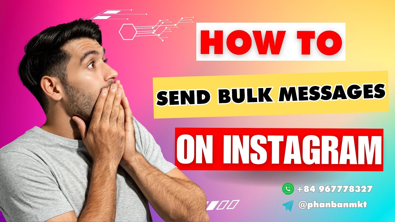 How To Send Bulk Messages On Instagram For Free| Instagram Bulk DM Sender
