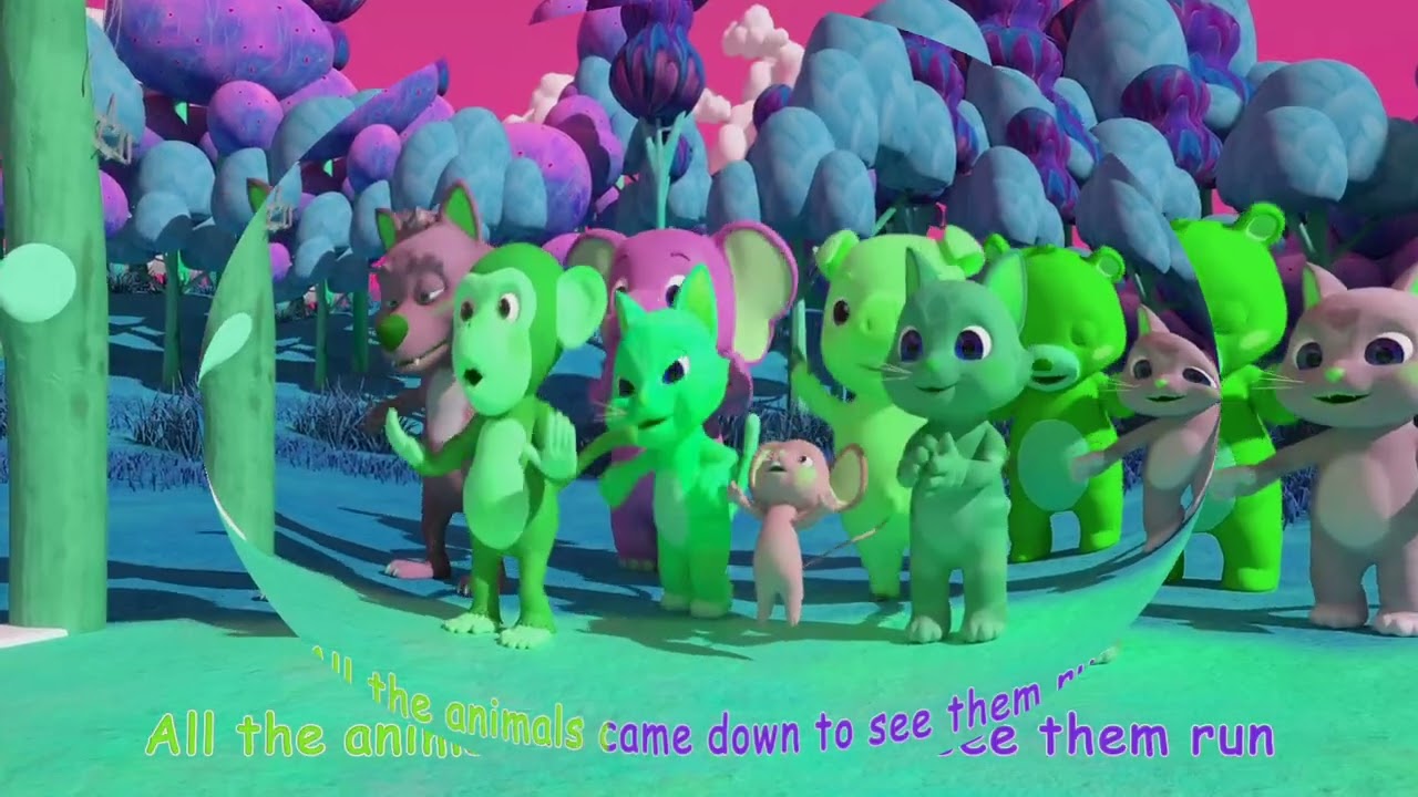 All the animals came down@#(Sponsored by:Gamavision Csupo Effects)