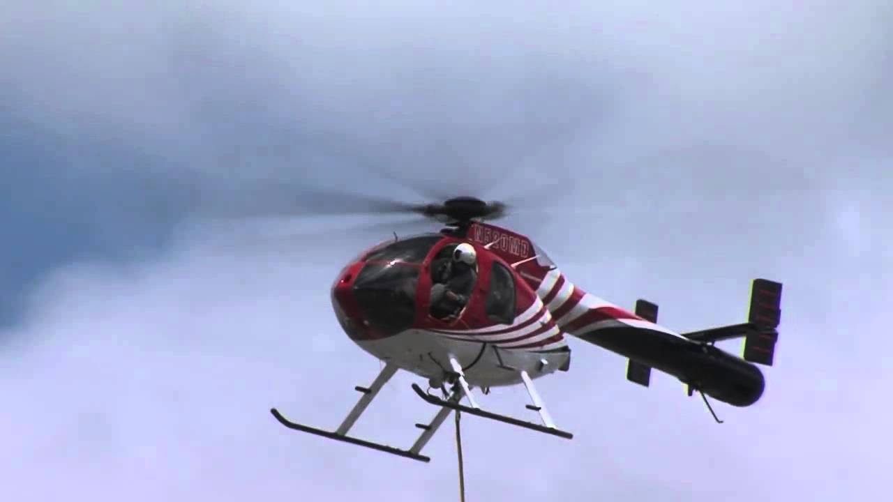 MD 520N  -   Power line demonstration