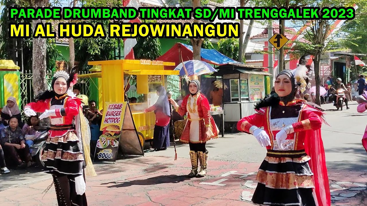 DRUMBAND MI AL HUDA REJOWINANGUN (PARADE DRUMBAND TINGKAT SD/MI TERBARU TRENGGALEK 2023)