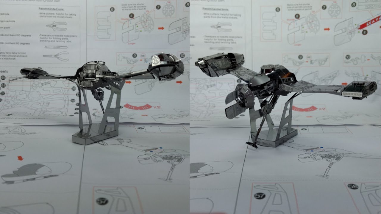 Metal Earth Build - Resistance Ski Speeder - Star Wars