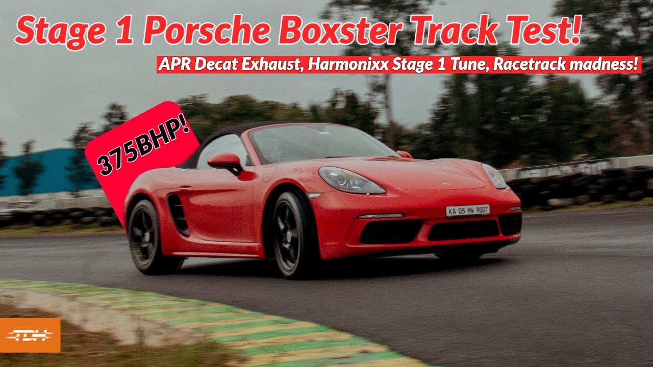 Stage 1 Porsche Boxster Track Test (375 BHP): Does the 718 live upto the Porsche hype? | Autoculture