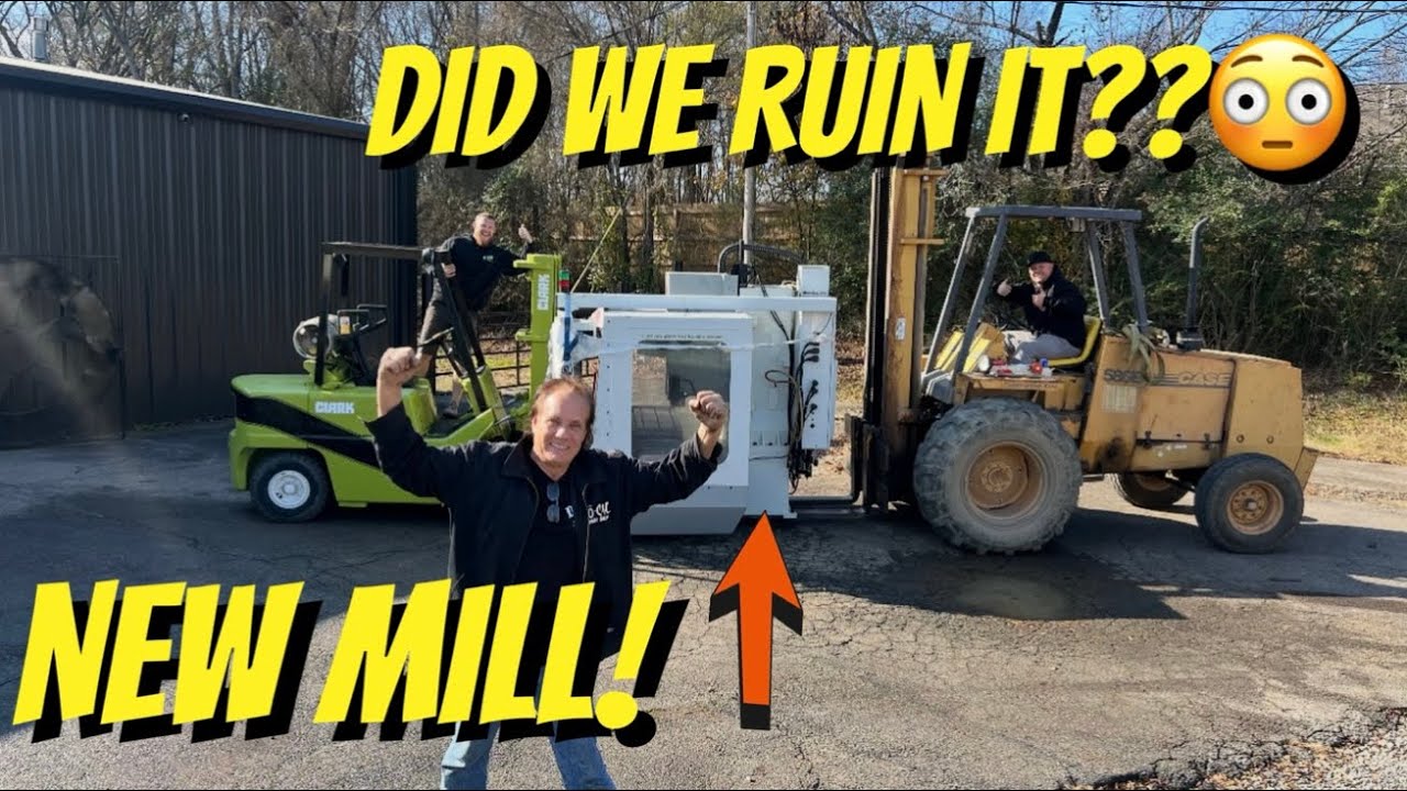My New Haas Mill! Will It Still Run After The Trip?