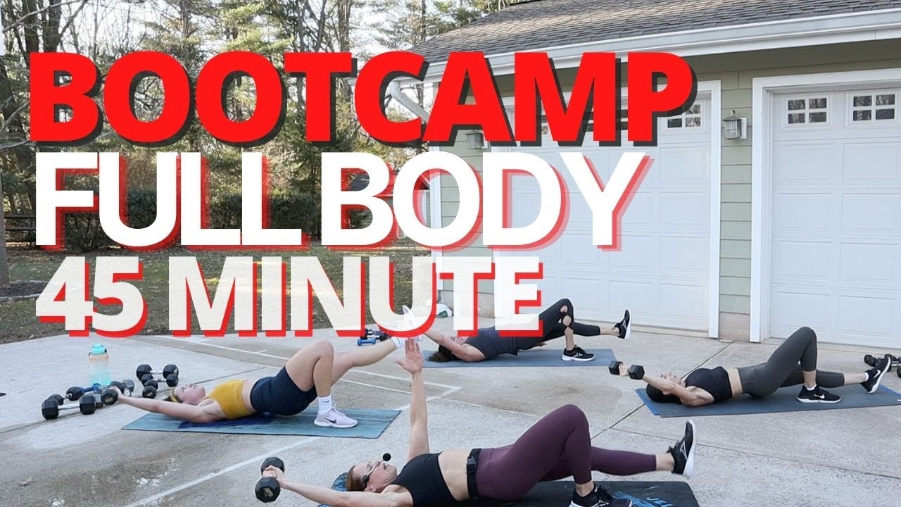 45 MIN Bootcamp Full Body | At Home Workout | 6 MIN Abs + Burpee Challenge