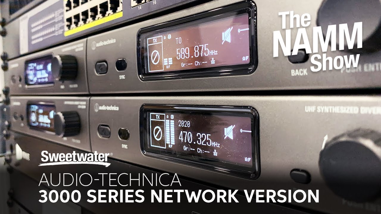 Audio-Technica 3000 Series Network Wireless at Winter NAMM 2020