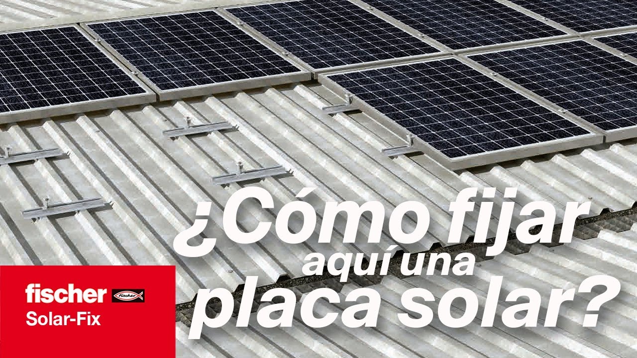 ¿Cómo fijar placas solares sobre panel sandwich o chapa Grecada?