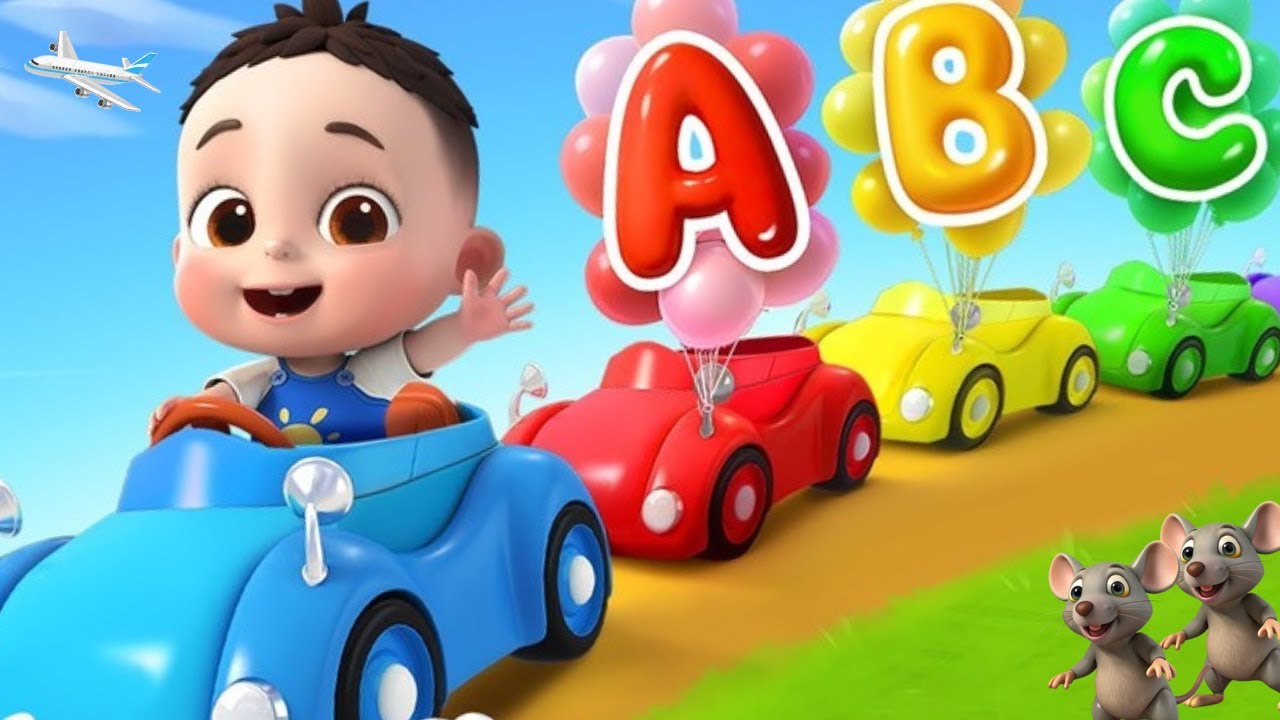 Phonics Song 2 with TWO Words in 3D - A For Airplane - ABC Alphabet Songs with Sounds for Children