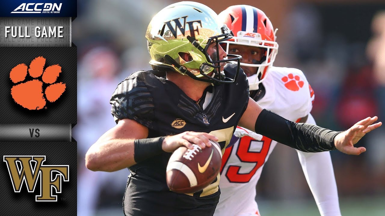 Clemson vs. Wake Forest Full Game | 2018 ACC Football