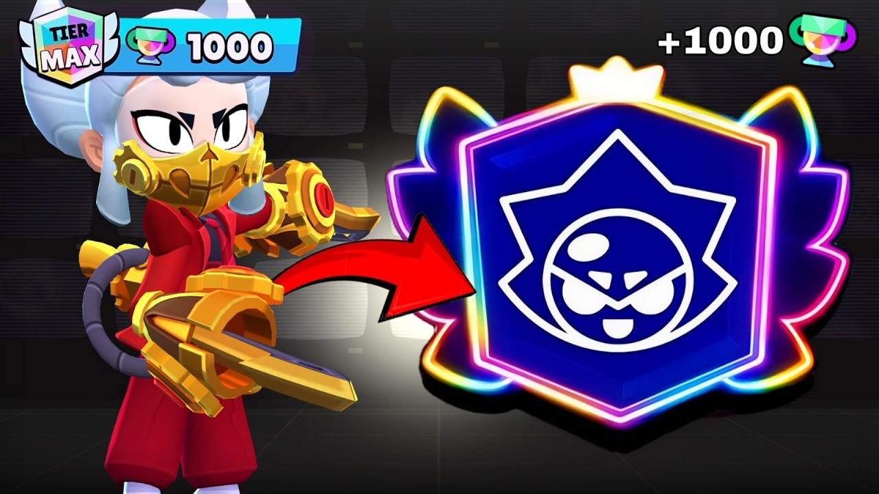 BÜTÜN KARAKTERLERİMİ GÜNCELLEME GELMEDEN 1000 KUPA YAPTIM ☠️ - BRAWL STARS