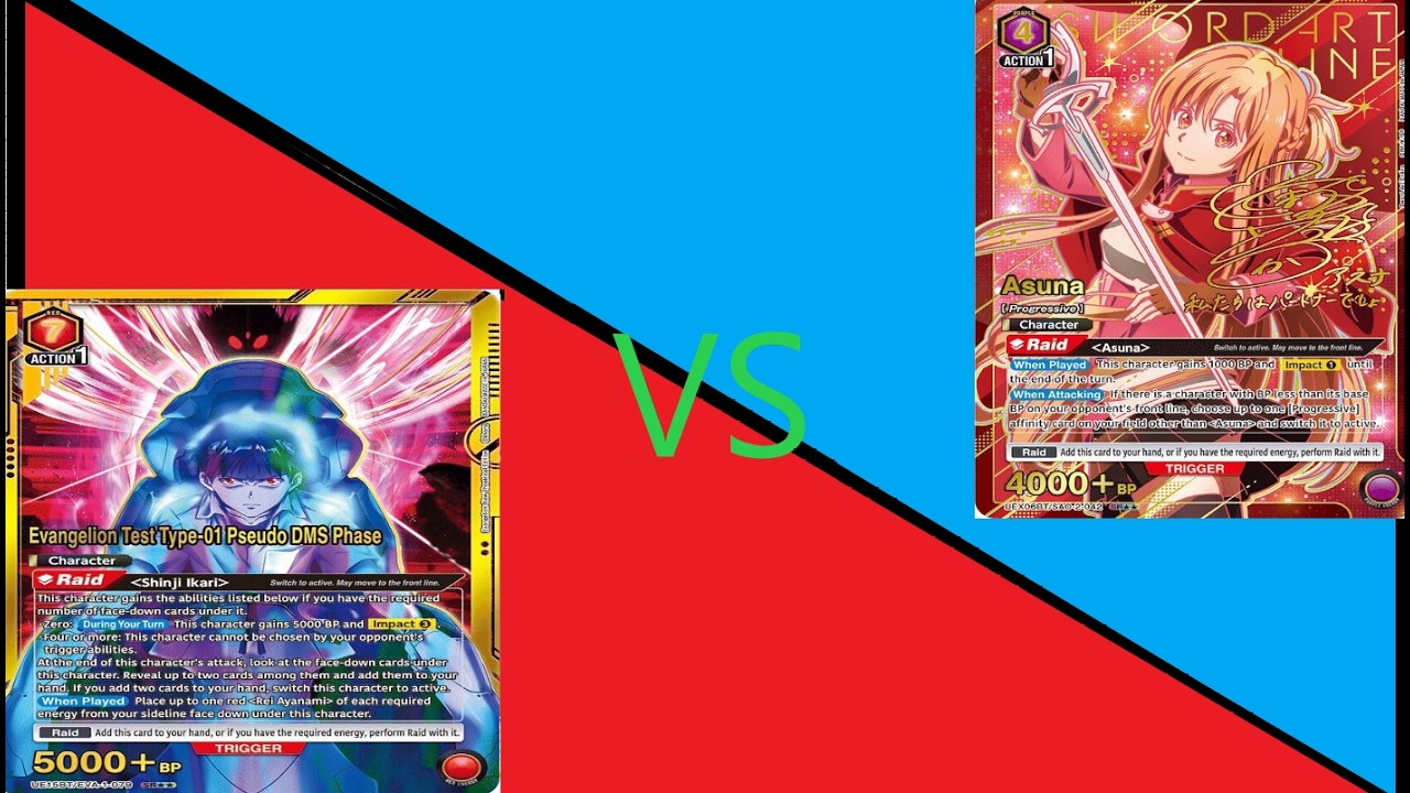 Union Arena Locals 01/31 Round 2 Red Evangelion (DMS) vs Purple SAO (Song)