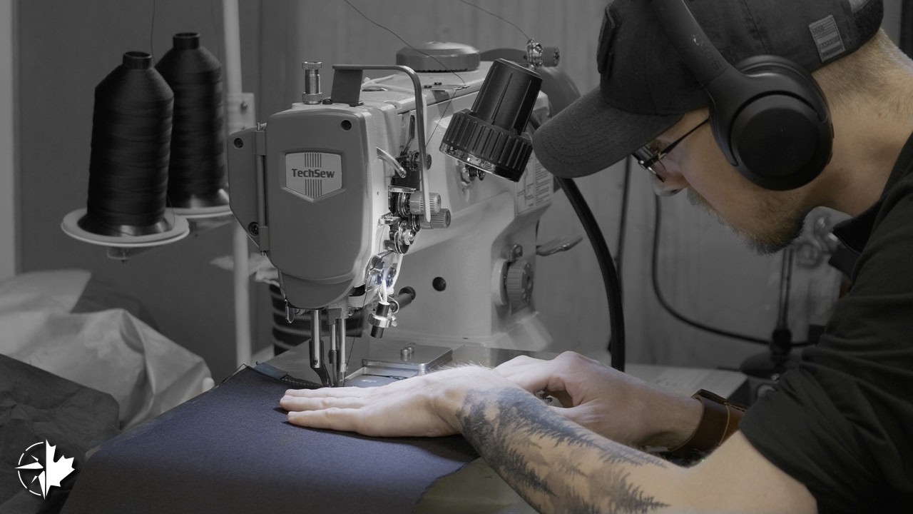 Making a Backpack from Leather and Cordura