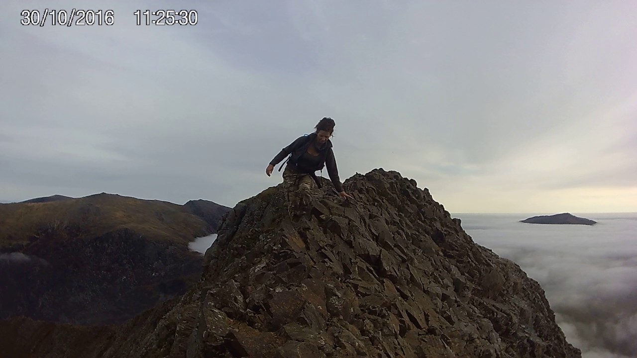 Walking The Crib Goch Ridge