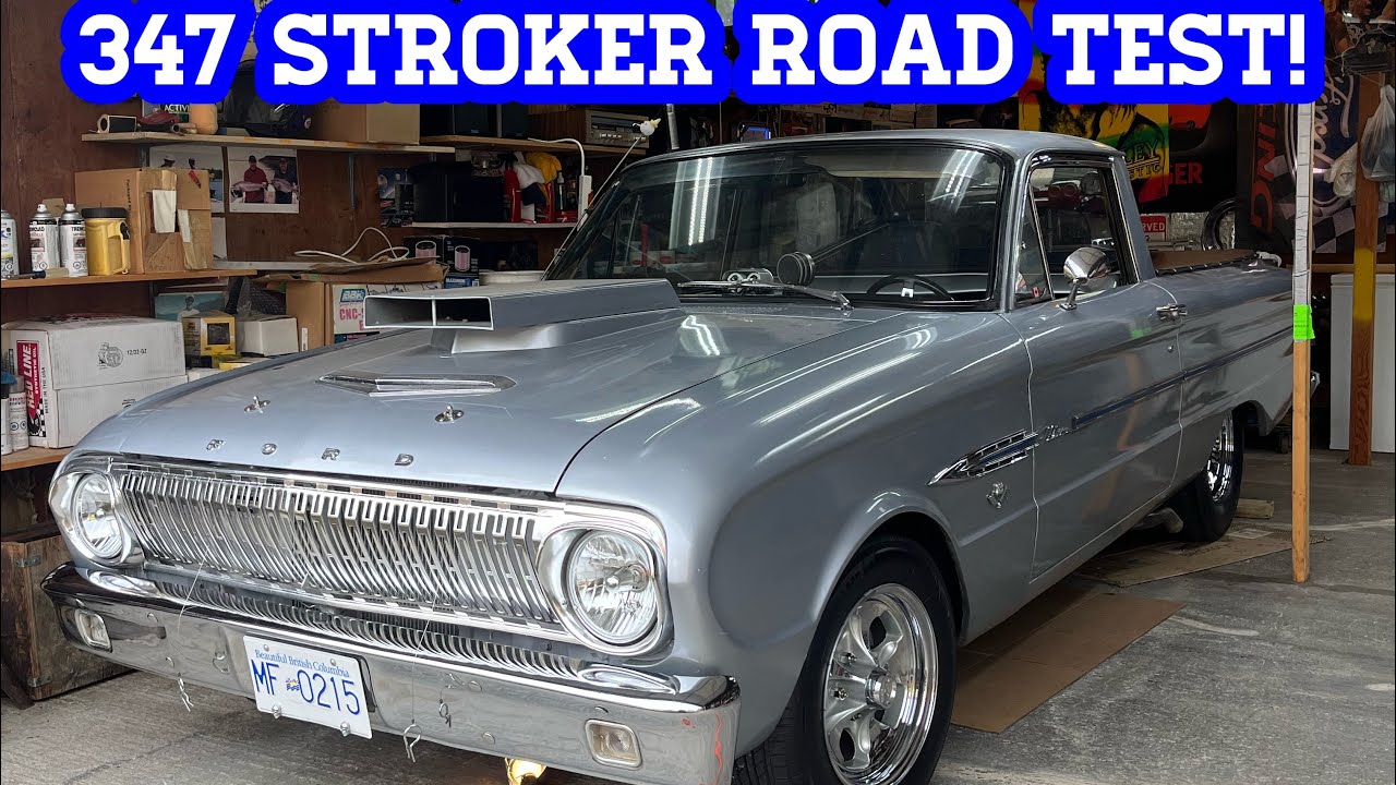 First drive! Dad’s 62 Ranchero Ford Racing 347 Stroker